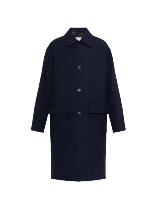 Dries Van Noten single breast navy Wool coat 'Randale' DRIES VAN NOTEN | 262-020204-4216509 NAVY